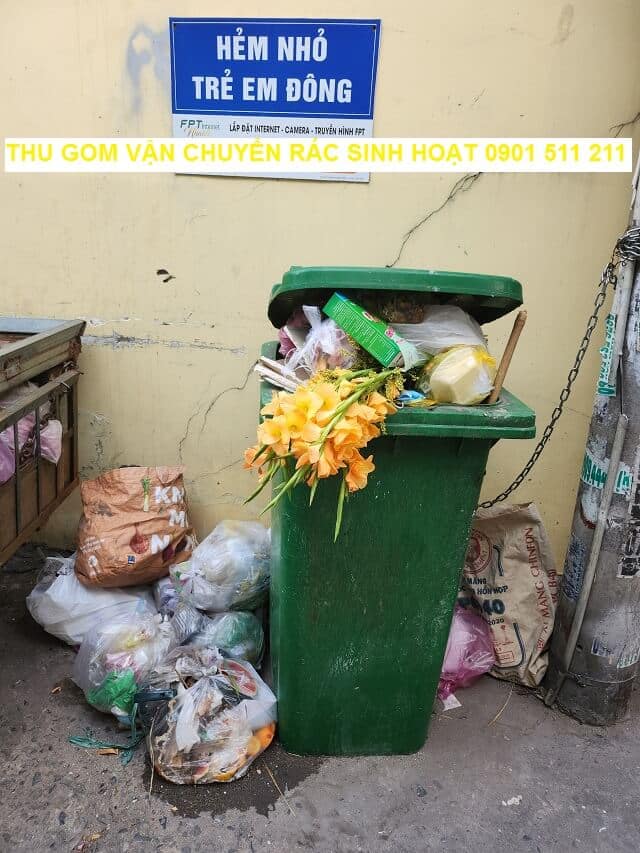Dịch vụ thu gom rác thải sinh hoạt TPHCM & Báo Giá - Hoàng Long