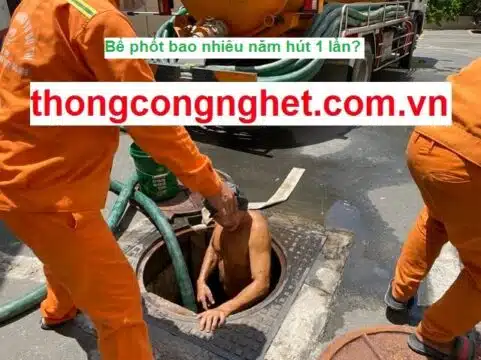 bể phốt bao nhiêu năm hút 1 lần