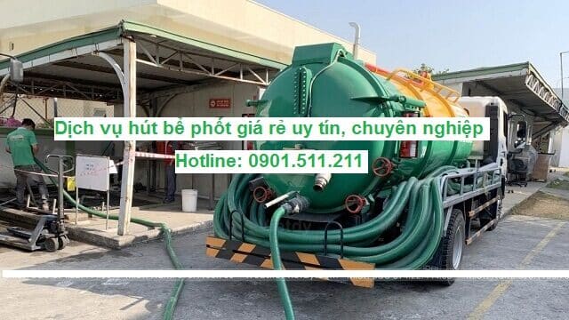dịch vụ hút bể phốt quận hoàng mai giá rẻ