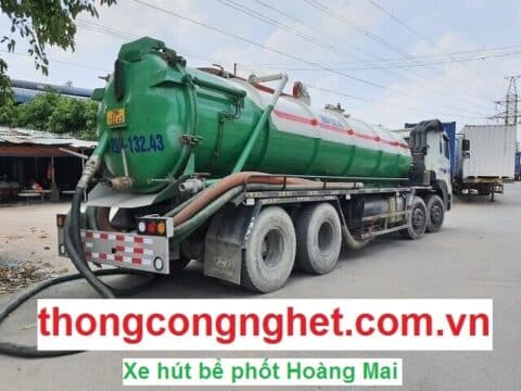 hút bể phốt hoàng mai