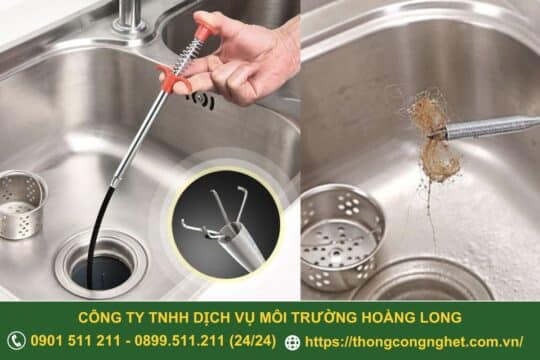 cách thông bồn rửa mặt