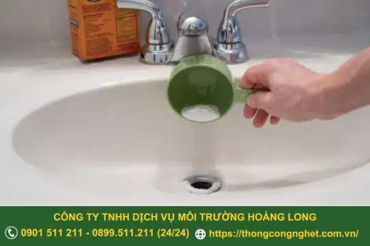 cách thông bồn rửa mặt