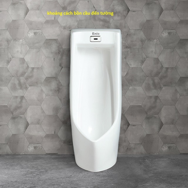 khoảng cách bồn cầu đến tường