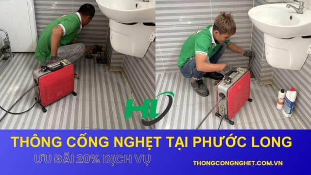 Thông cống nghẹt tại Phước Long