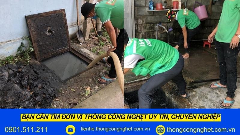 Thông cống tại Đồng Xoài