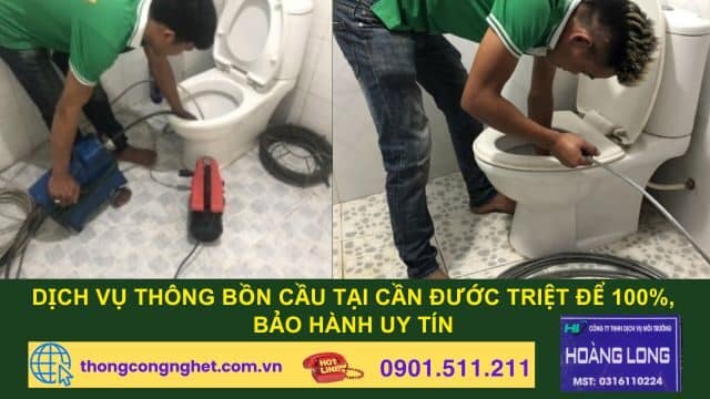 dịch vụ thông bồn cầu nghẹt tại cần đước
