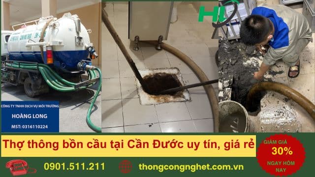 thông nghẹt bồn cầu huyện cần đước