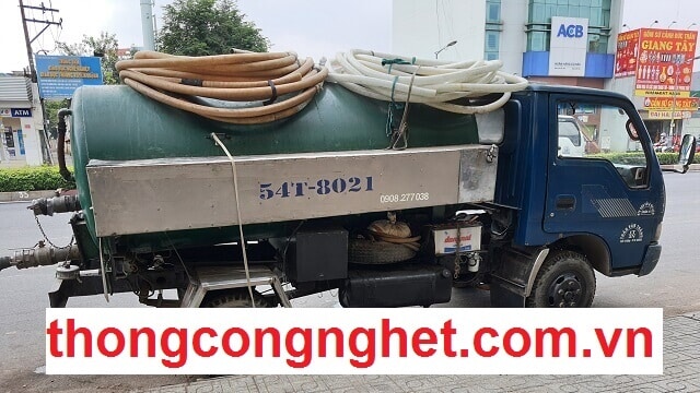 hút hầm cầu tại chợ lách