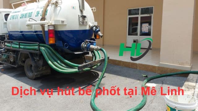 dịch vụ hút bể phốt mê linh