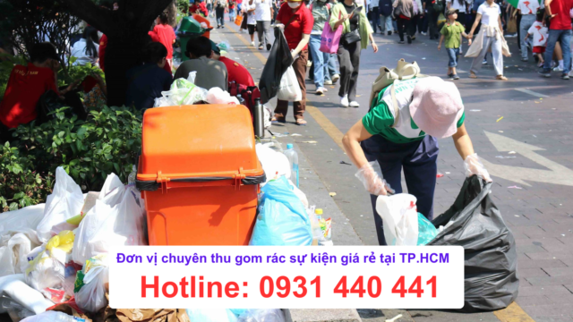 dịch vụ dọn rác lễ hội TPHCM