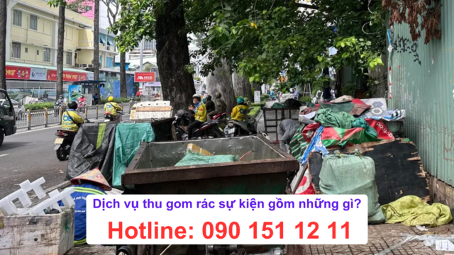 bảng giá dịch vụ thu gom rác sự kiện tại Hồ Chí Minh